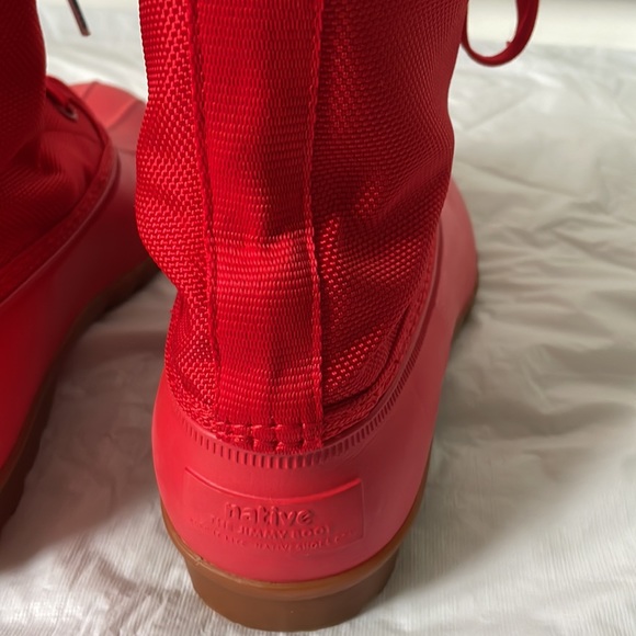 Native Rain Boots Color-Red Size-39 NWOT - Picture 10 of 11